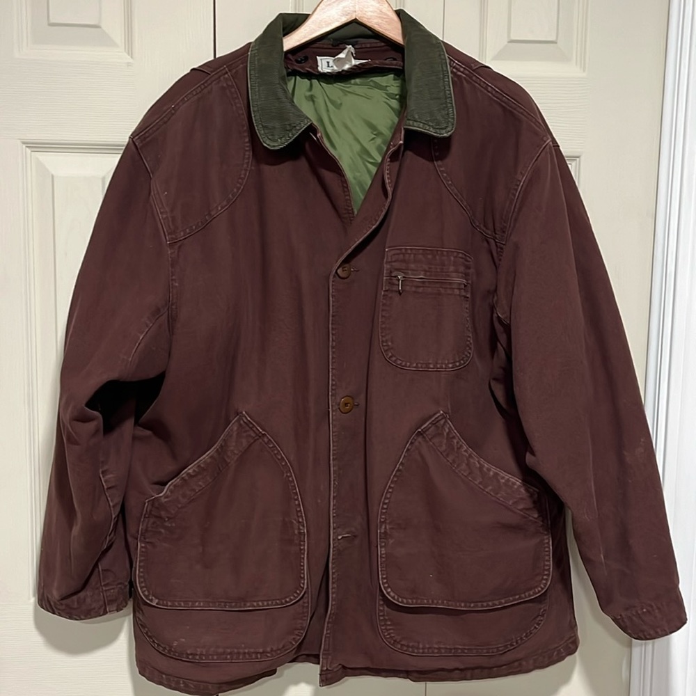 LL Bean Barn coat- removable liner. Very warm. Size XL
